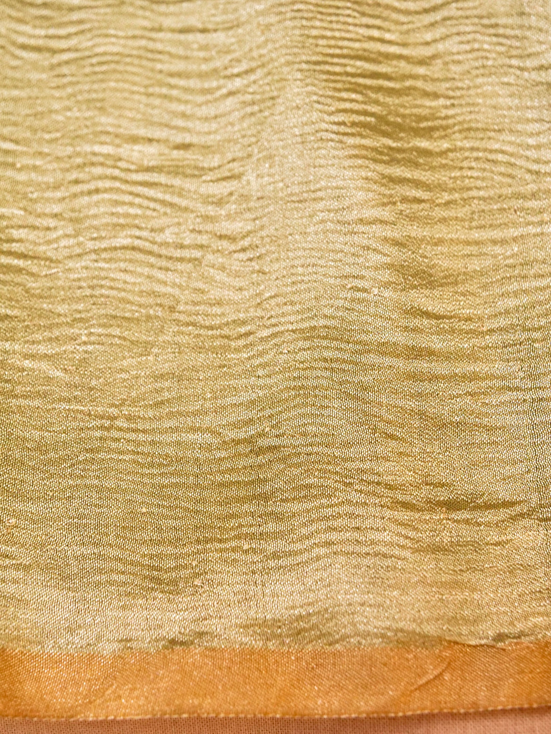 Grass Green Handloom Munga Silk Saree