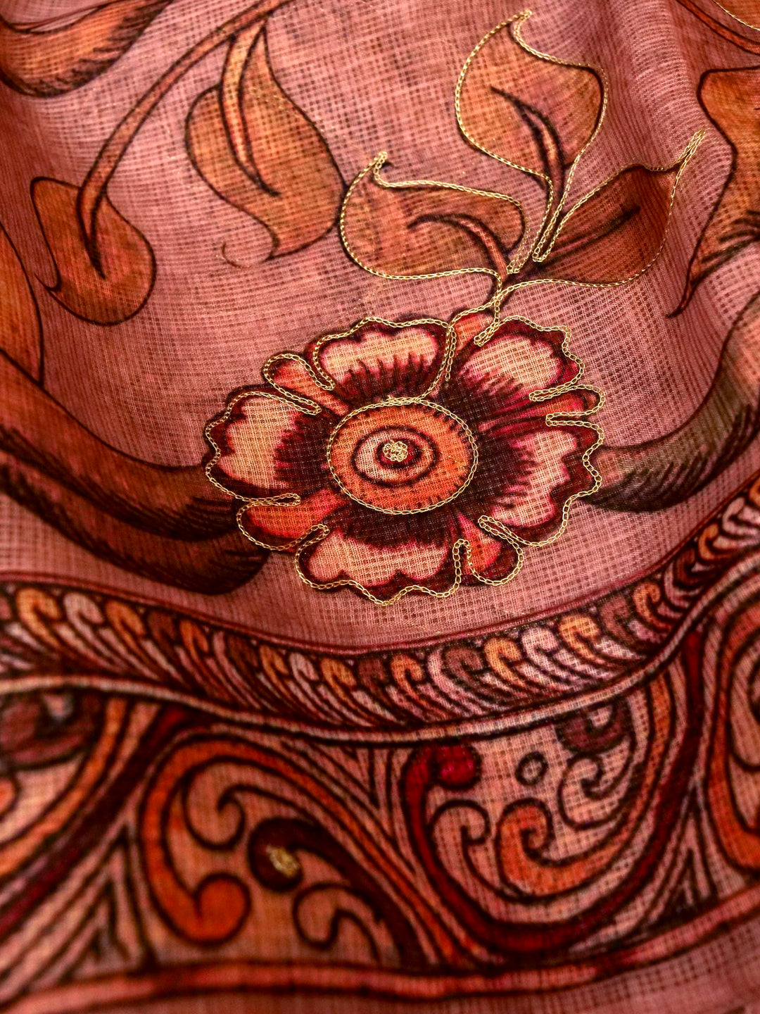 One Saree for Every Day of Summer-Peach cotton saree