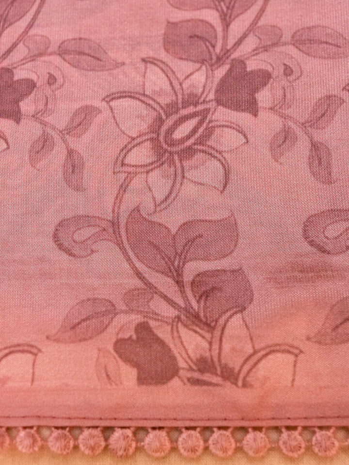 One Saree for Every Day of Summer-Peach cotton saree