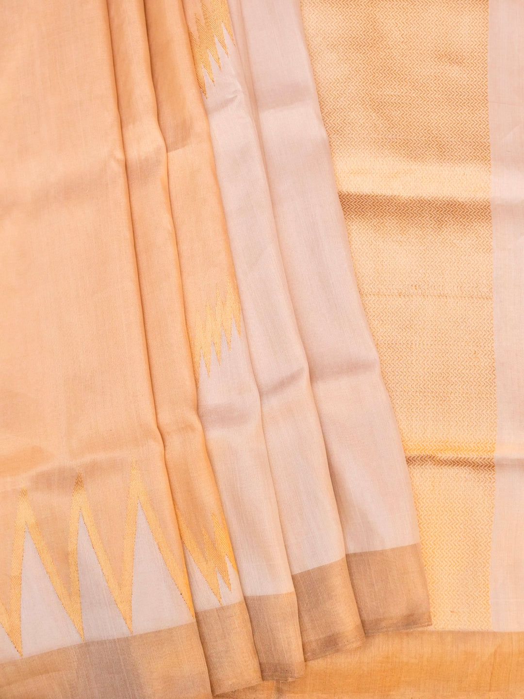 Handloom Tissue Silk Saree with Abstract Woven Design