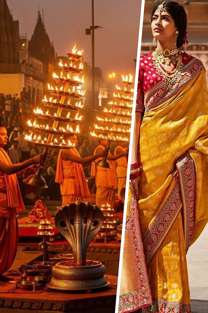 Top Banarasi saree Trends to Watch for dev deepawali 2025