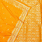 Banarasi Handloom Mango Yellow Katan Silk Zari Woven Suit Set (Unstitched)