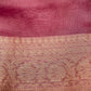 Banarasi Mauve Purple Tissue Silk Zari Woven Saree