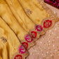 Pure Banarasi Katan-Tissue Hand-Embroidered Saree