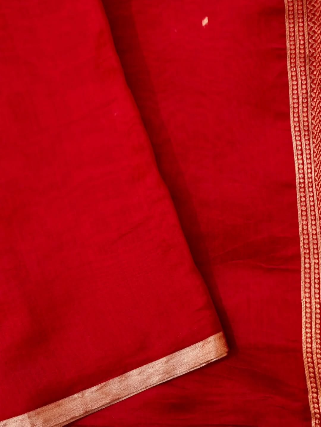 Yellow Banarasi Chinon Georgette Saree with Antique Zarii testing