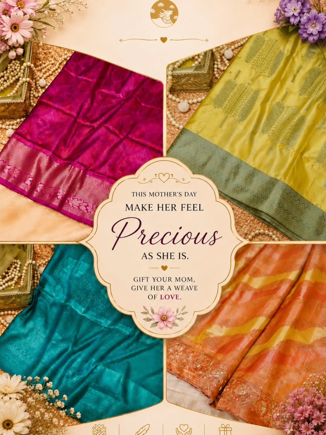 Yellow Banarasi Chinon Georgette Saree with Antique Zarii testing