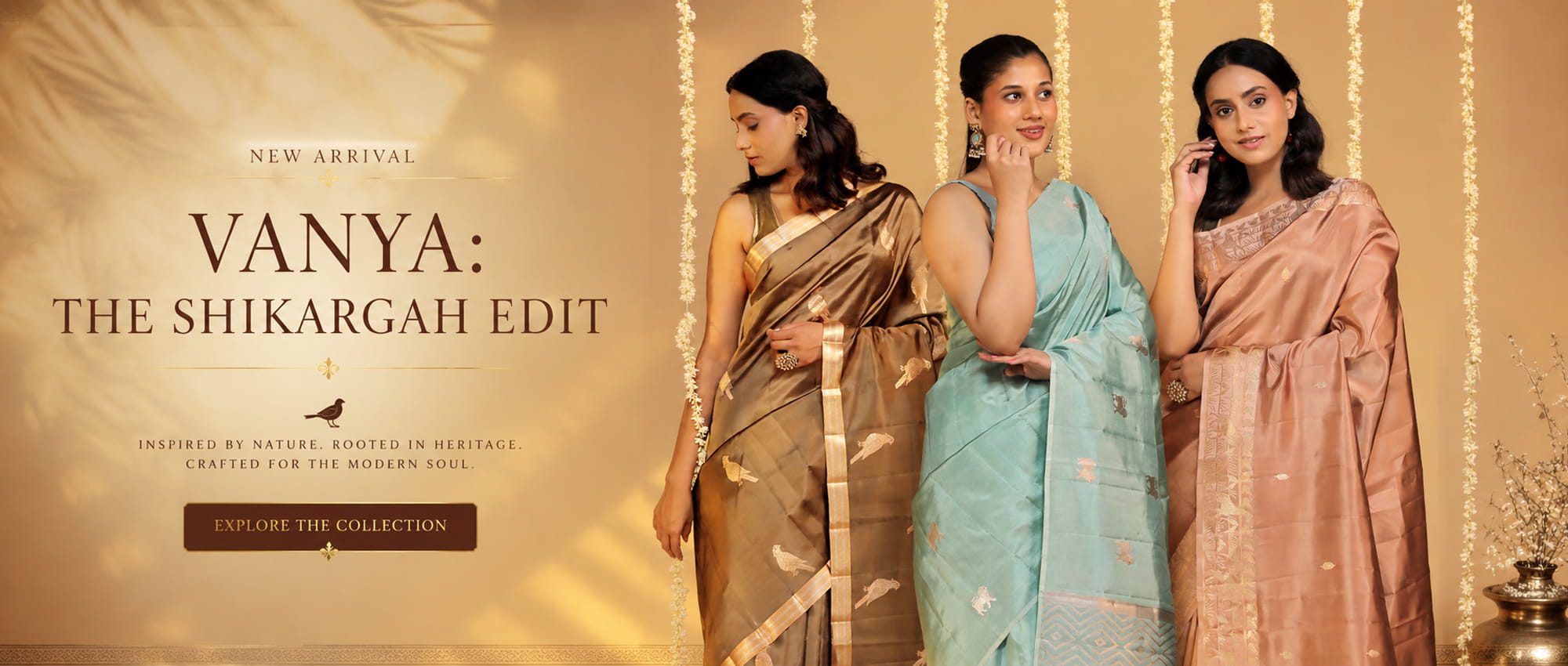 Vandana Sarees presents Vanya - The Shikargah Edits