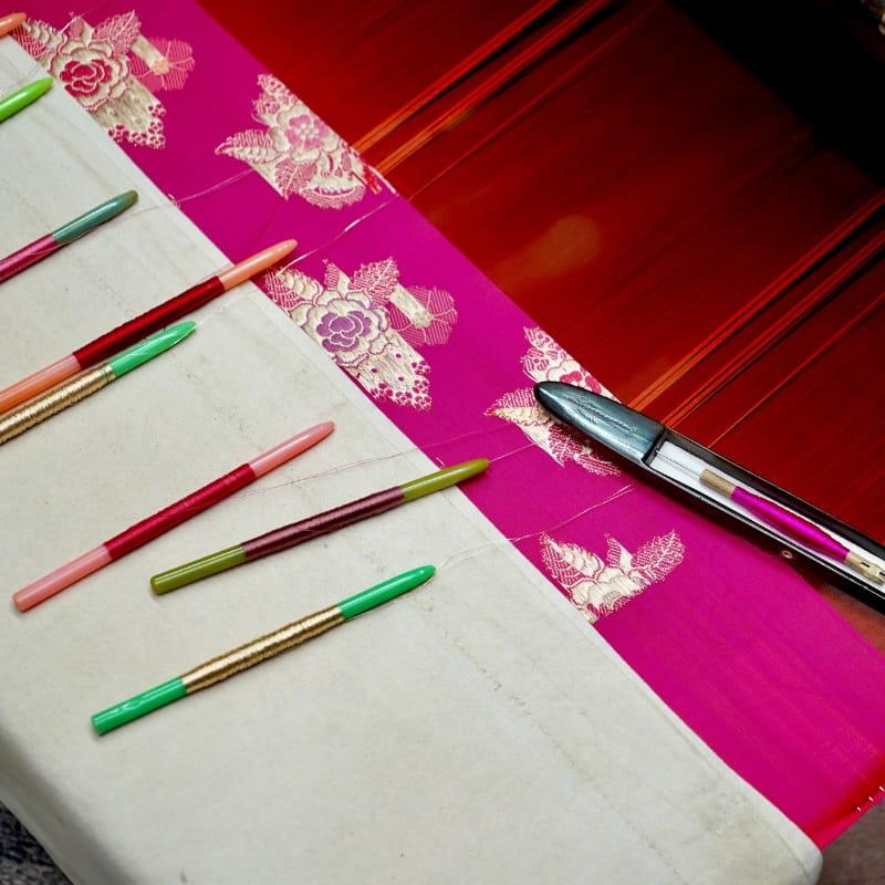 clothes and fabric manufacturer vandana sarees banaras