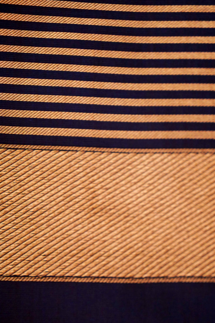 Handwoven Banarasi BlackPure Katan Satan Silk Cocktail Saree