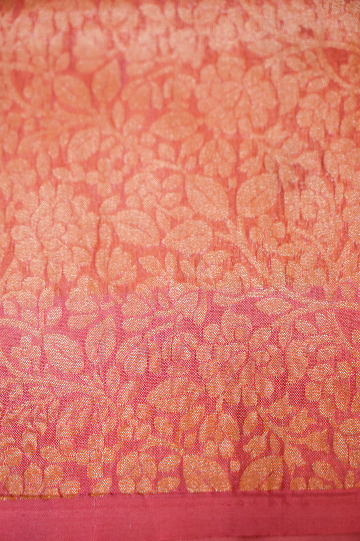 Royal Handwoven Banarasi Pure Katan Silk Meenakari Jamdani Saree Mauve Pink Blouse