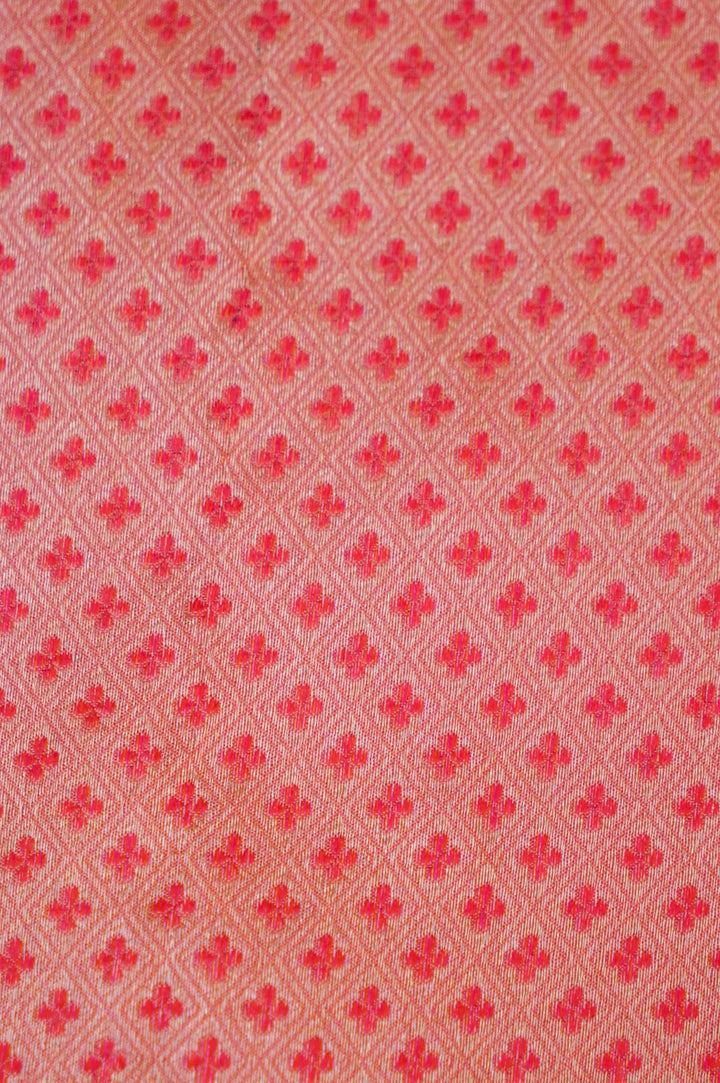Pink Pure Katan Silk Banarasi Saree – Handcrafted Tanchoi Weave with Artistic Figure Patterns