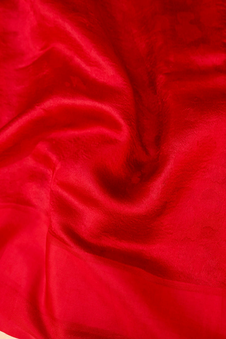 Scarlet Safari Elegance Pink Pure Handloom Silk Saree with Animal Weaving