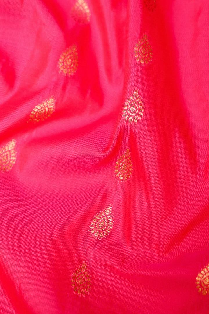 Bridal Pink Soft Silk Baluchari Inspired Figure Motif Saree