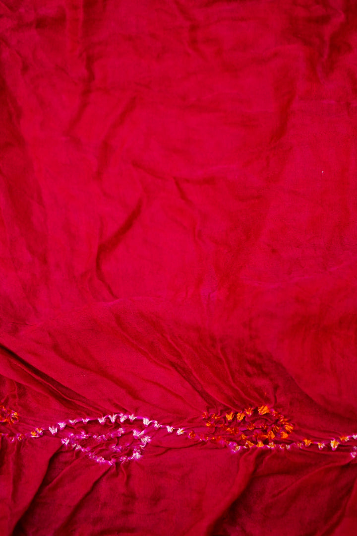 Pure Pink Gajji Silk Gharchola Saree – Timeless Gujarati Bridal Weave
