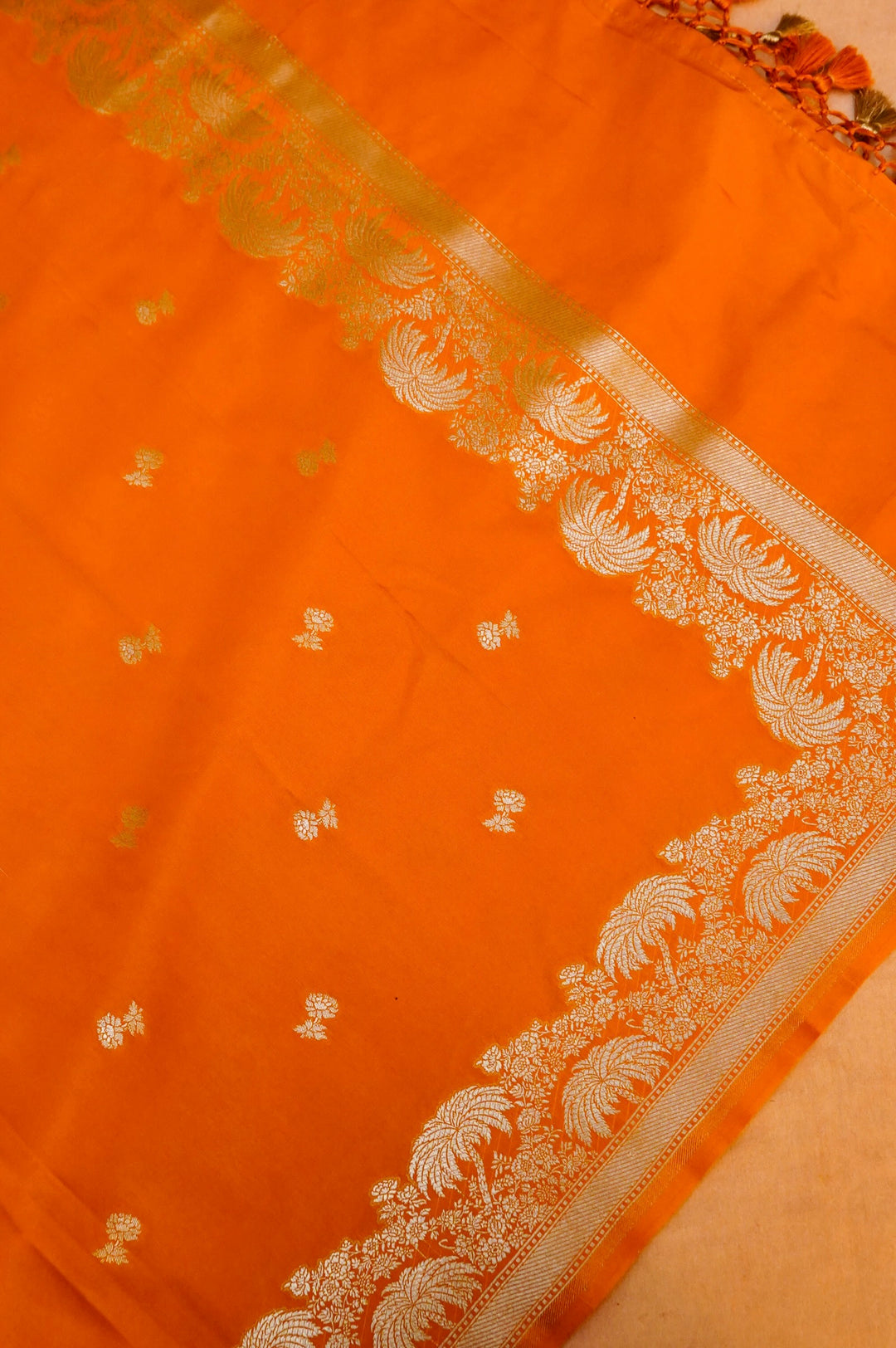 Yellow Banarasi Katan Silk Suit Set for Haldi Ceremony