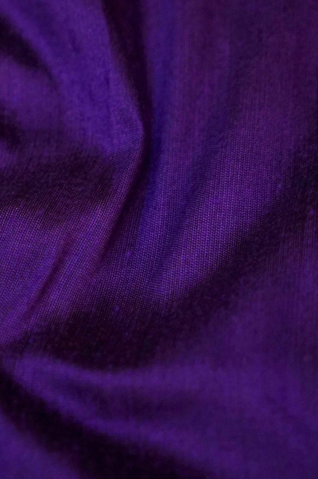 Violet Pure Chanderi Silk Suit Set with Antique Embroidery