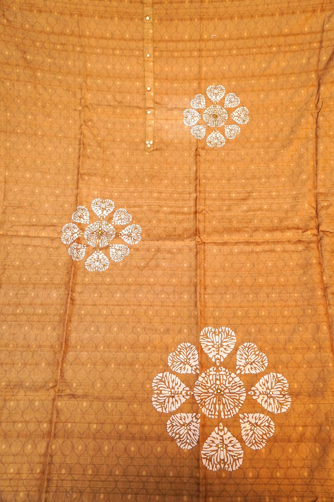 Banarasi Chanderi Tussar Silk Suit for Haldi Ceremony