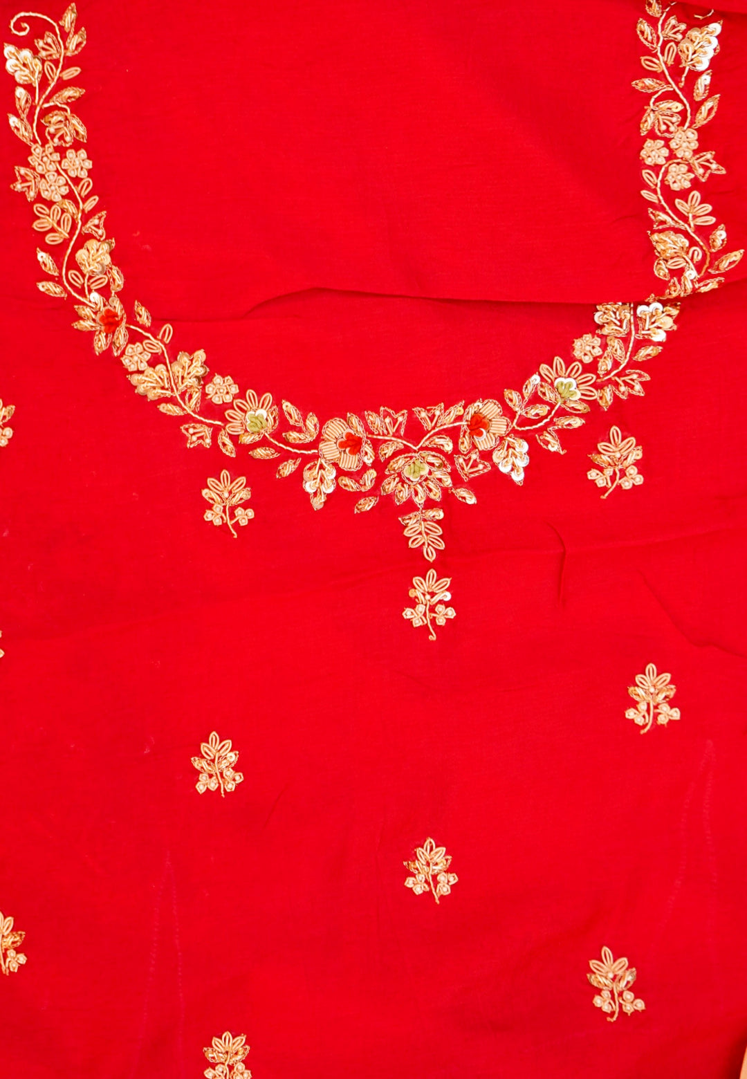 Pure Handloom Golden Tissue Saree with Zardozi Meenakari Embroidery