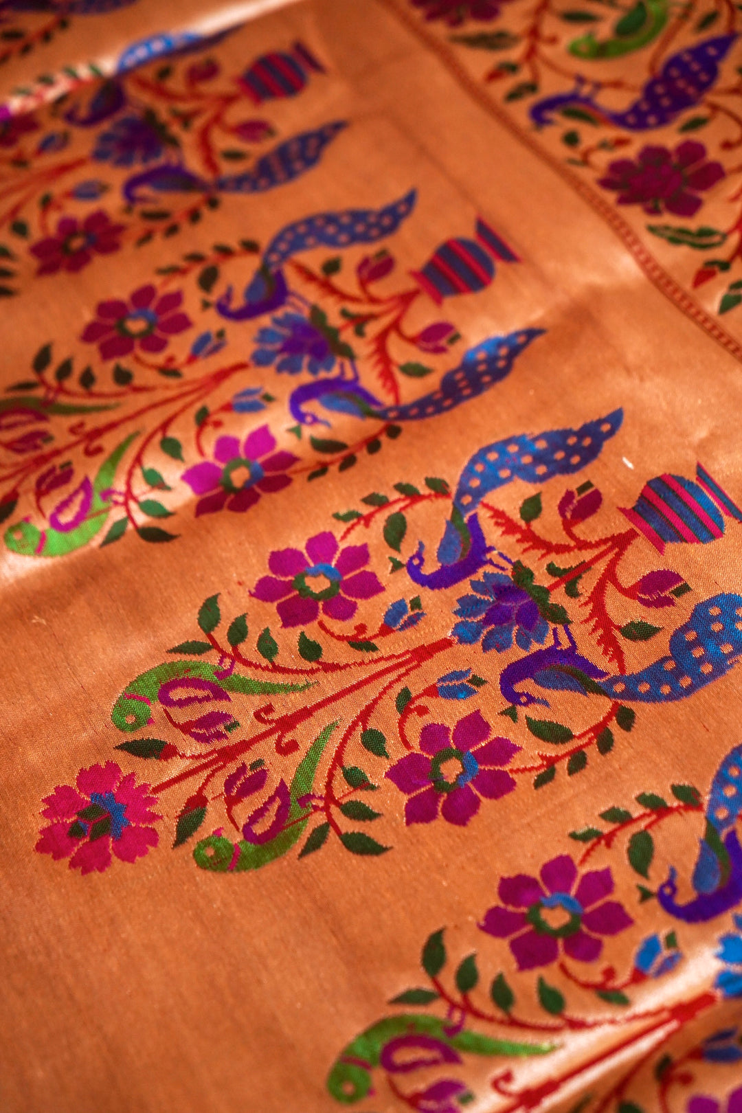 Rani Rangkaat Banarasi Kimkhwab Pure Katan Silk Saree View 4