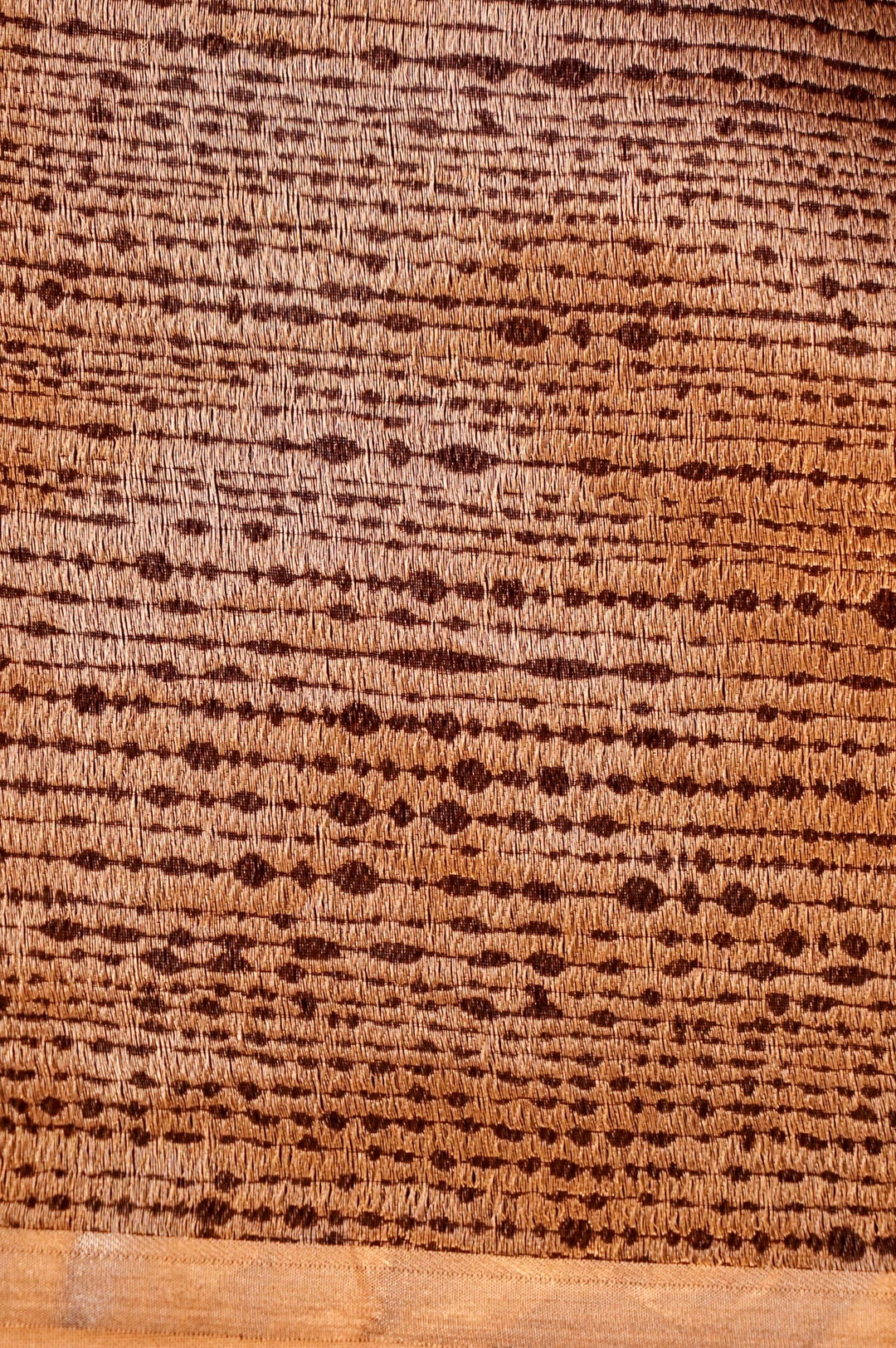 Earthy Royalty – Pure Banarasi Handloom Chiniya Silk Saree in Dark Brown