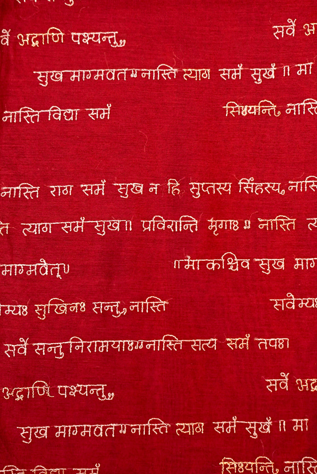 Maroon “Shanti Mantra” Pure Chanderi Silk Suit with Scalloped Dupatta