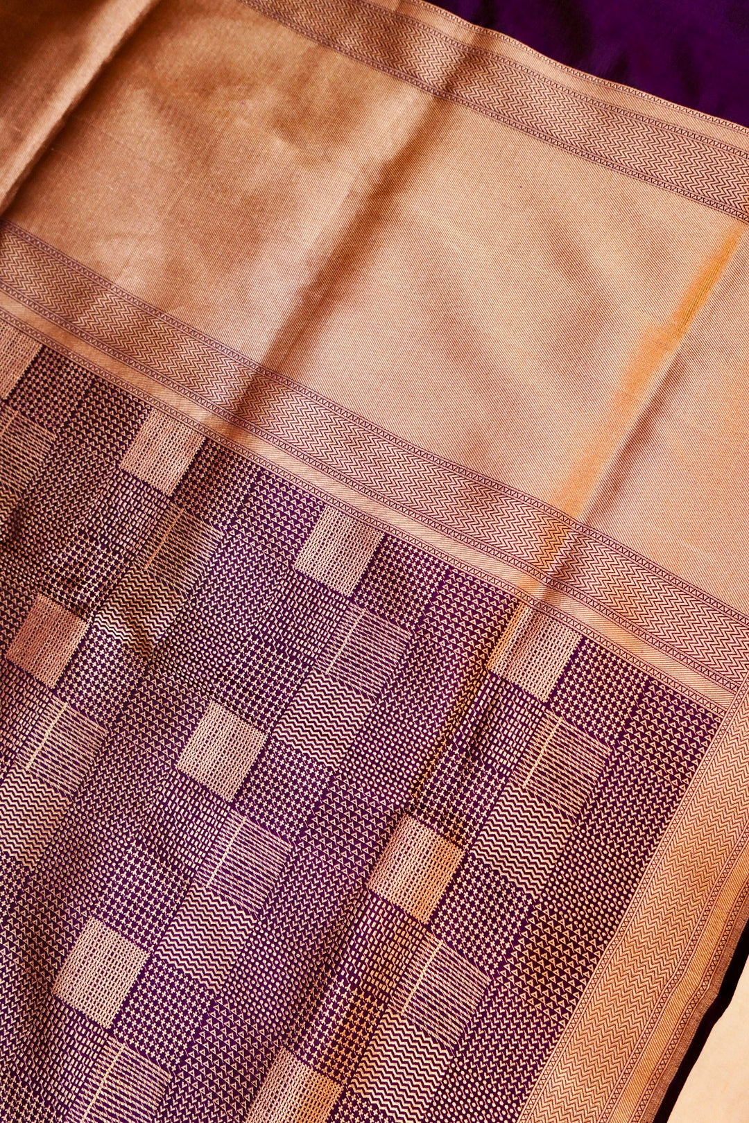 Handwoven Banarasi  Pure Katan Satan Silk Contemporary Saree