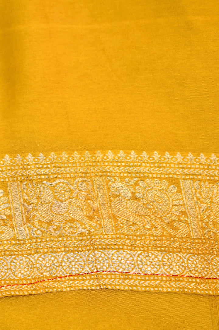 Radiant Haldi Mashru Silk Sonaroopa Celebrity Inspired Saree