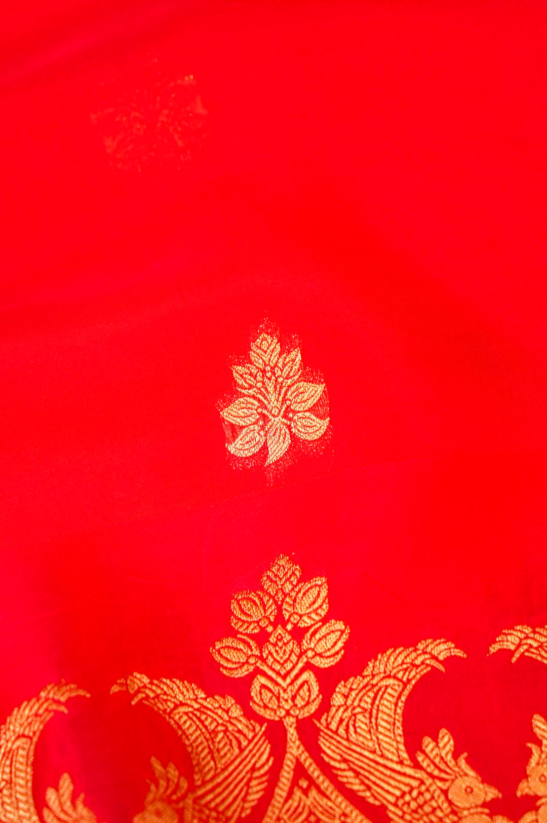 Bridal Pink Organza Saree with Opulent Satin Silk Border