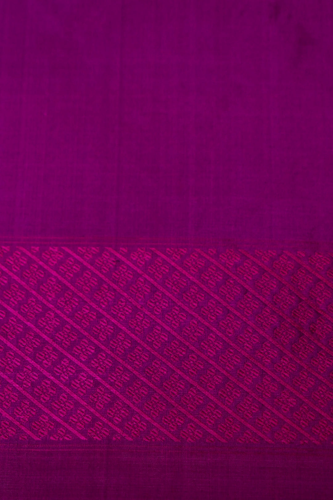 Elegant Purple Katan Silk Cord Set with Intricate Thread Woven Neck Design View 4