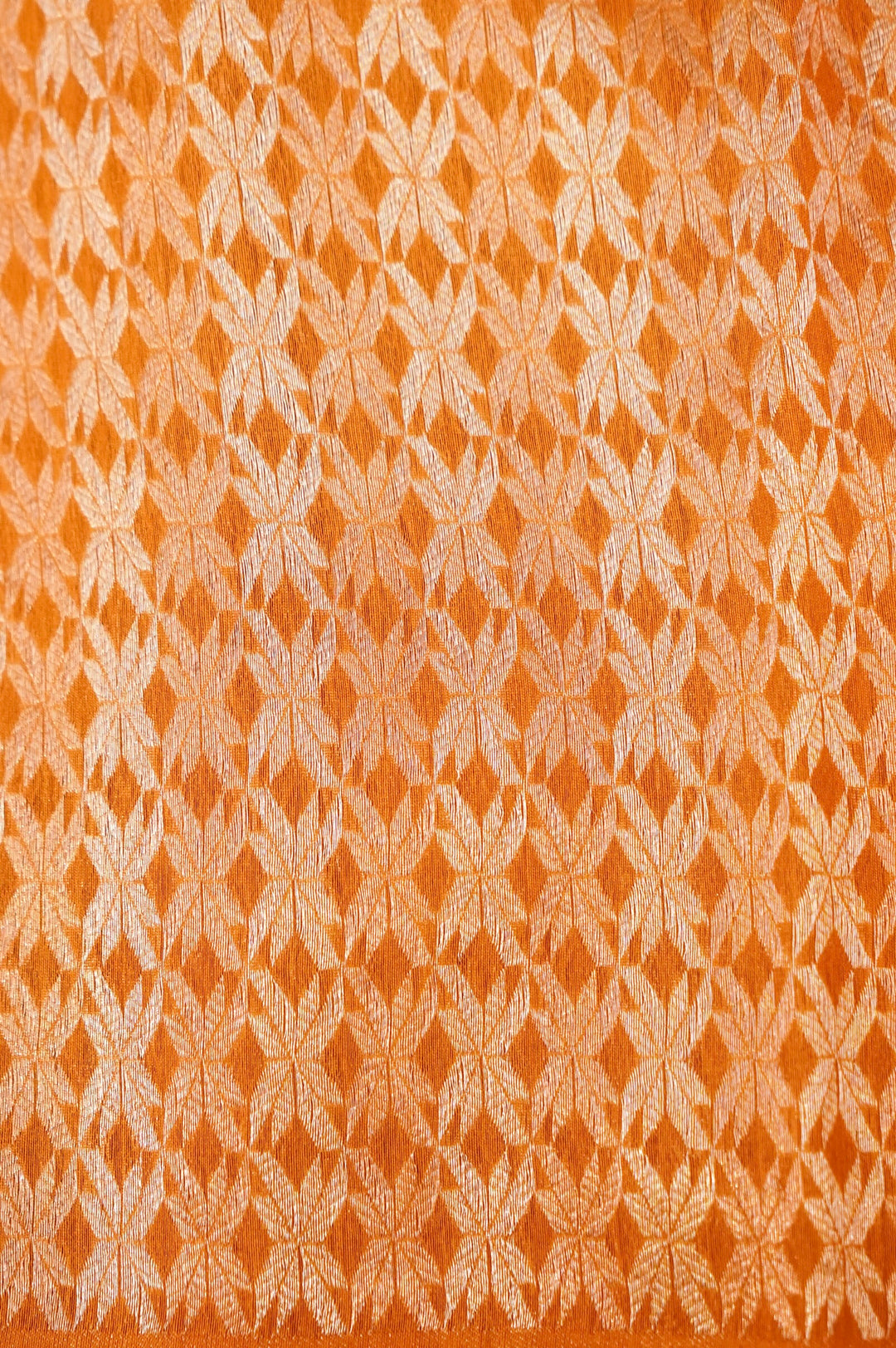 Yellow Pure Banarasi Silk Saree with Stripes & Shibori Weaving Haldi Ceremony