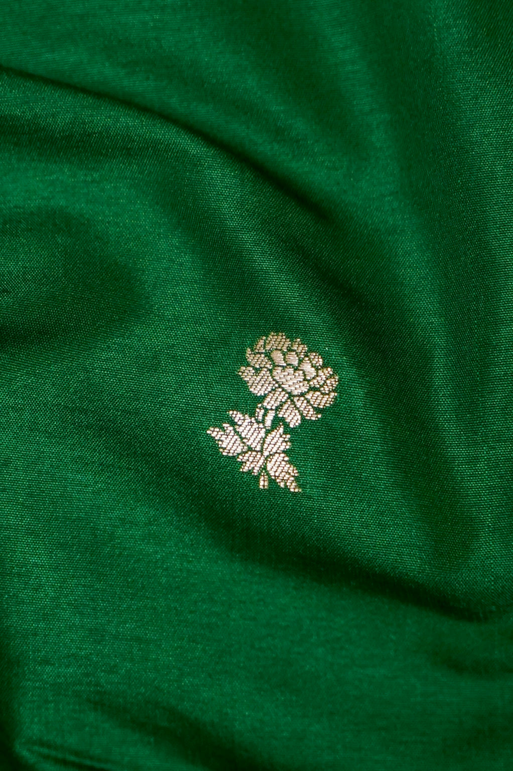 Green Raw Mango Brocade Silk Unstitched Suit Set View 8