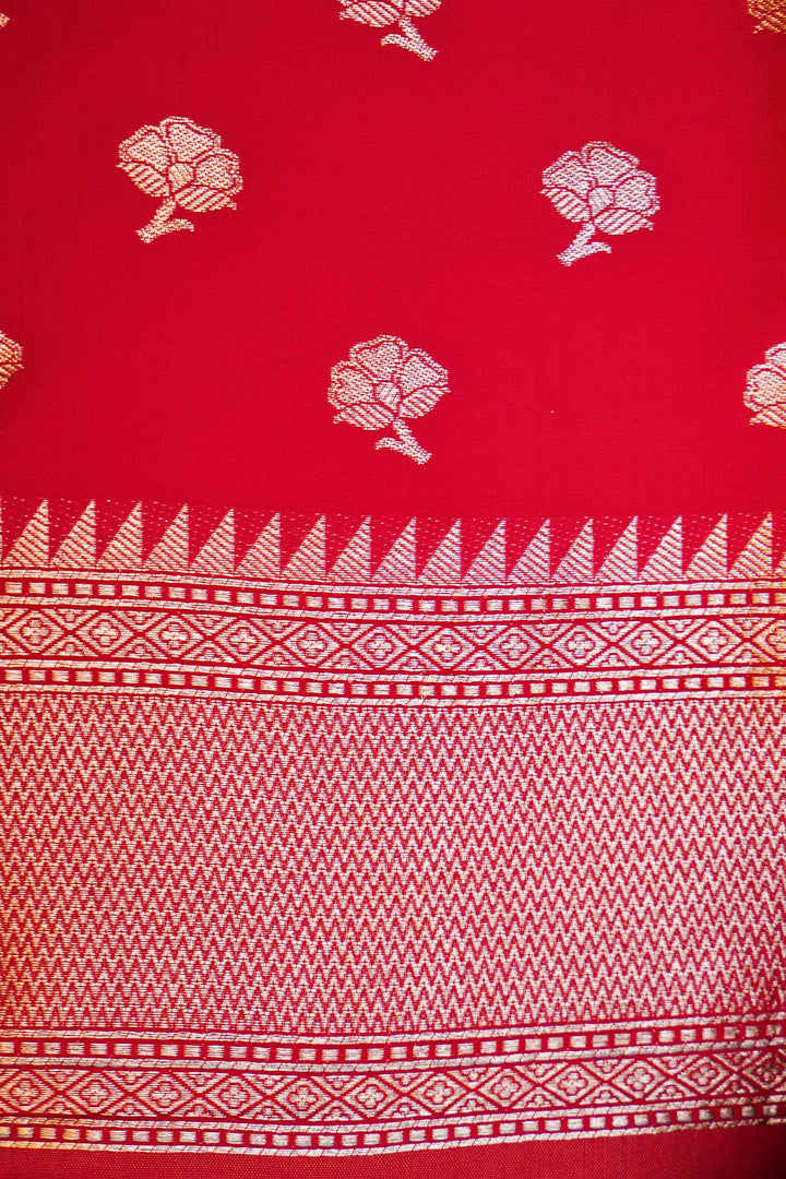 Royal Tapestry Banarasi Pure Katan Silk Rangkat Saree