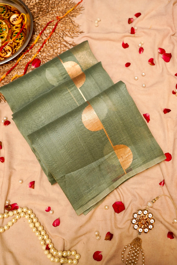Sonaroopa Elegance Pure Banarasi Organza Handloom Saree View 1