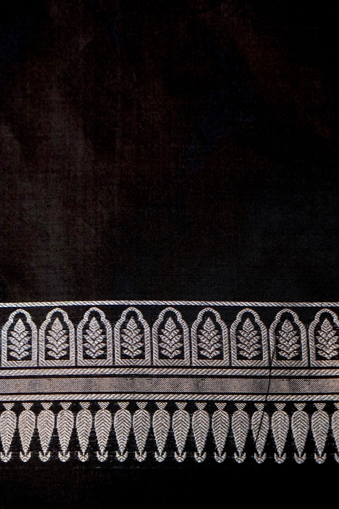 Karishma Kapoor Inspired Style Black Modal Silk Co-Ord Set with Silver Zari Weaving