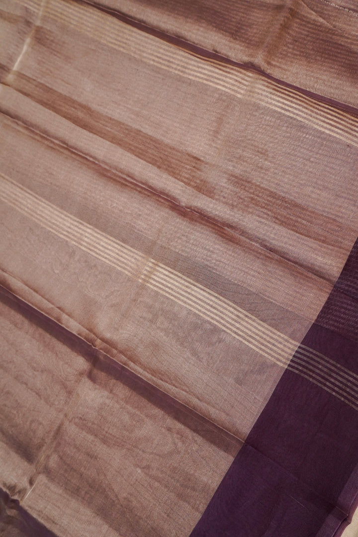 Mauve Majesty Pure Banarasi Brocade Katan Silk Saree View 2