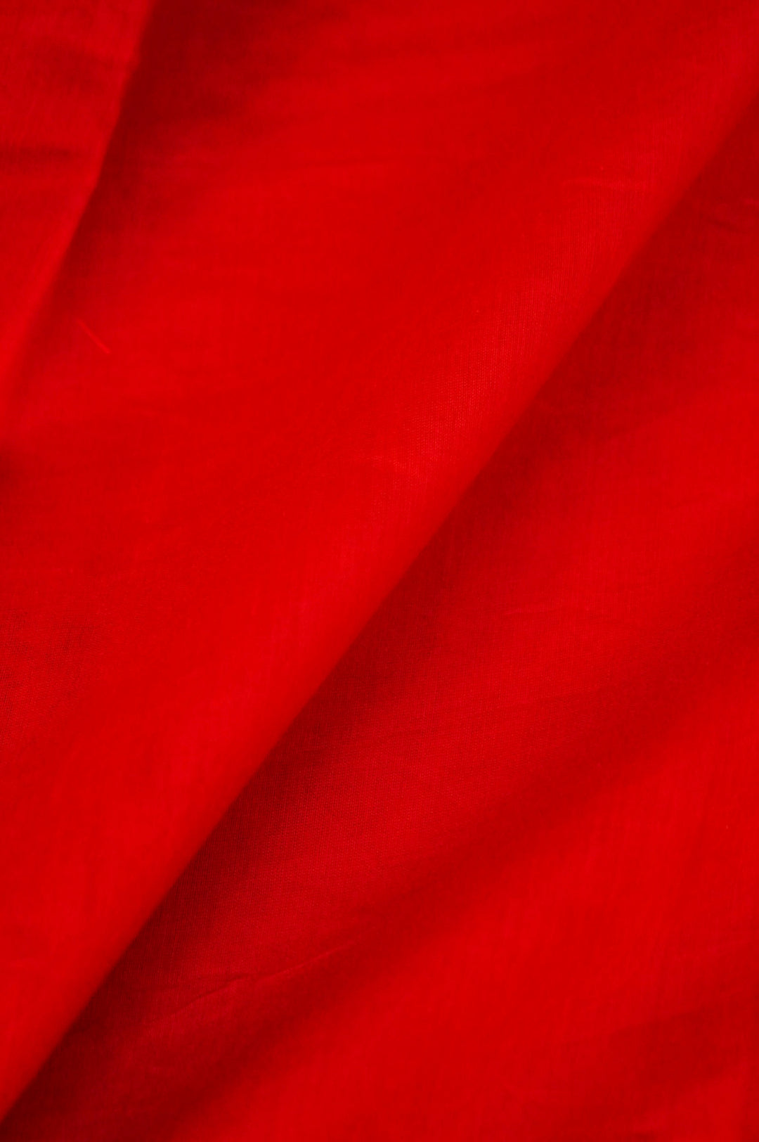 Pure Red Chanderi Silk Suit Set with Zardozi Neckline & Pichwai Embroidered Dupatta