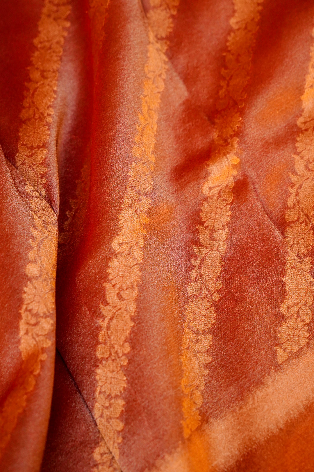 Coffee Brown Banarasi Tissue Silk Saree with Meenakari Jangla Top and Elephant Motif Dupatta