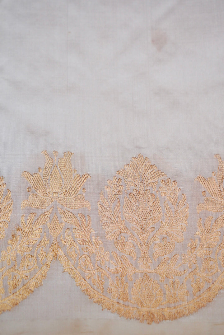 Heritage Reimagined – The Handwoven Puna Silk Banarasi Drape