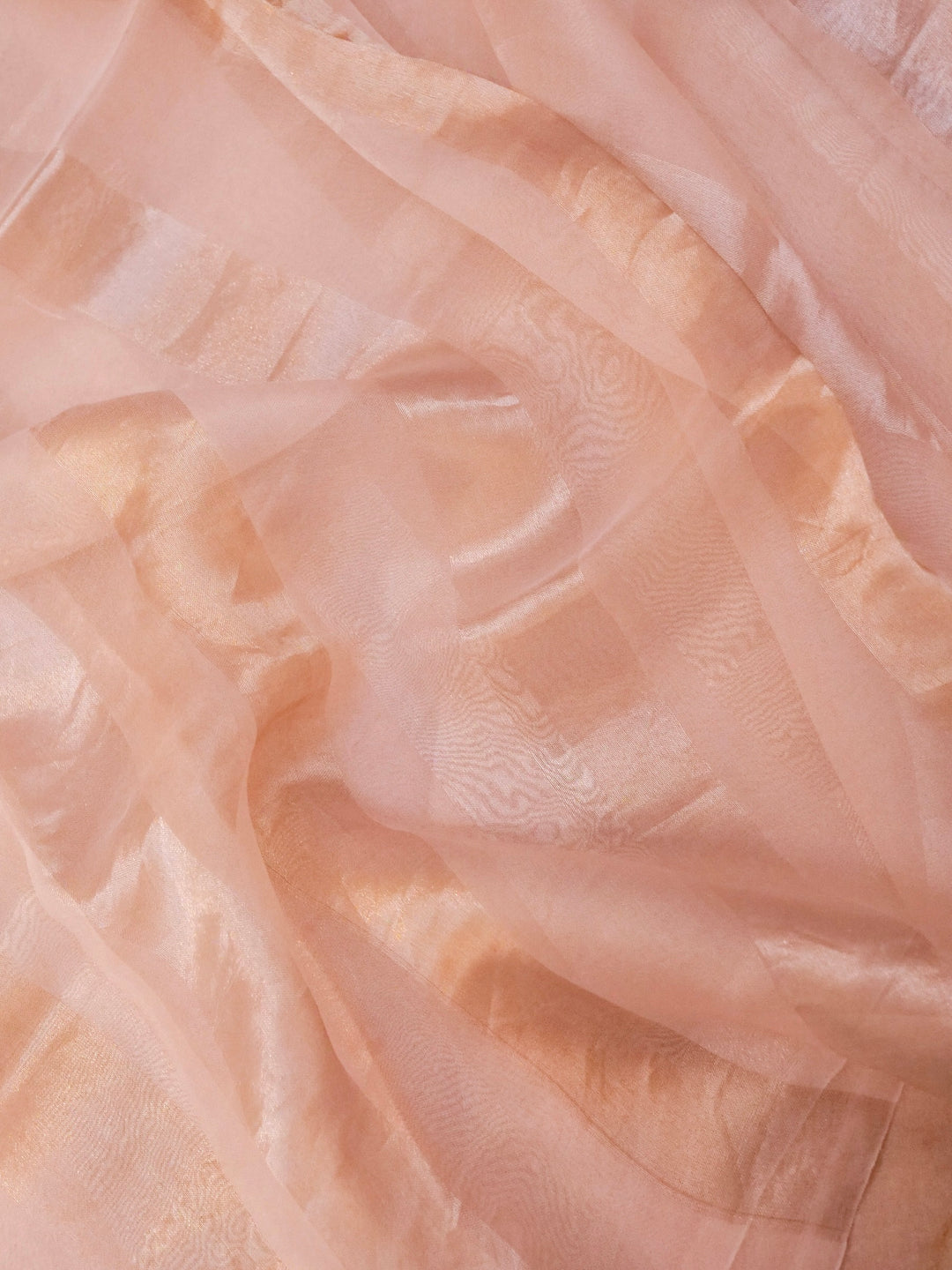 Pastel Pink Pure Chiniya Silk Printed Suit with Kadwa Organza Dupatta View 4