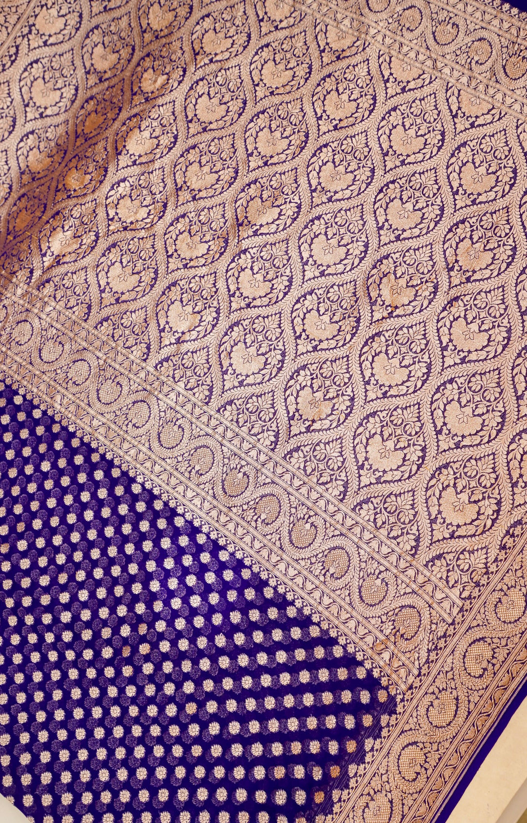 Violet Bootidar Elegance Khaddi Georgette Saree View 2