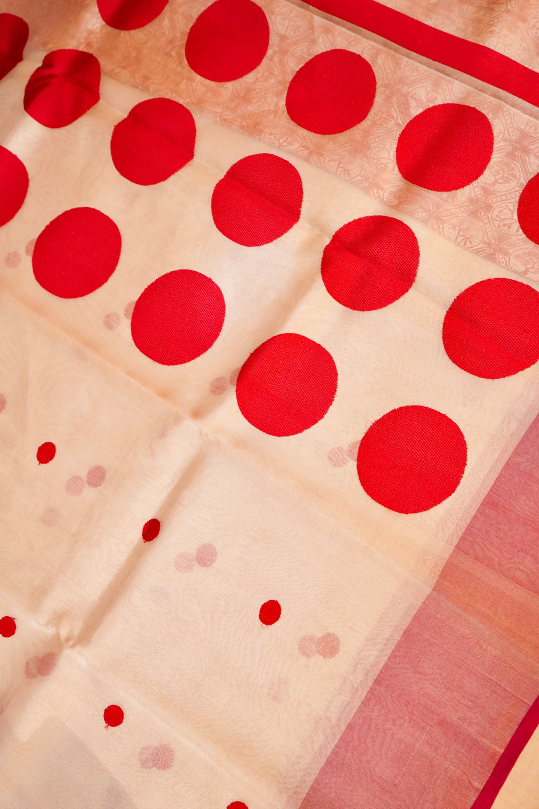 Silver Pure Banarasi Katan Tissue Saree with Contemporary Pink Accents