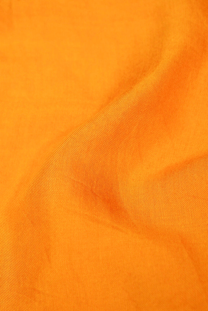 Yellow Pure Chanderi Silk Suit with Kantha & French Knot Embroidery