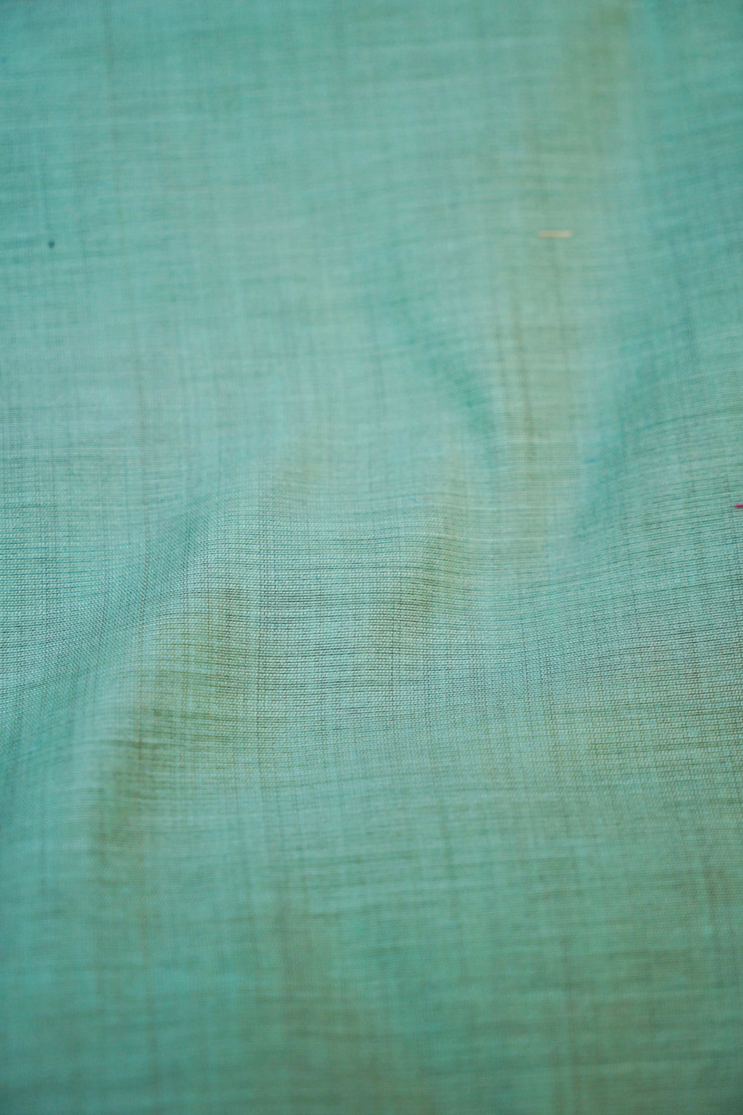 Sea Green Cotton Silk Suit Set with Resham Embroidery