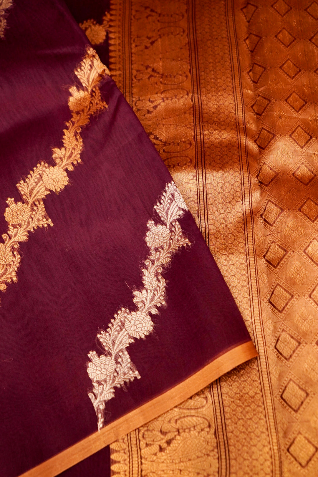 Banarasi Pure Organza Saree with Sona Rupa Zari Weave
