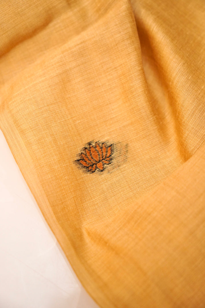 Radiant Pastel Yellow Pichwai Cotton Silk Suit Set