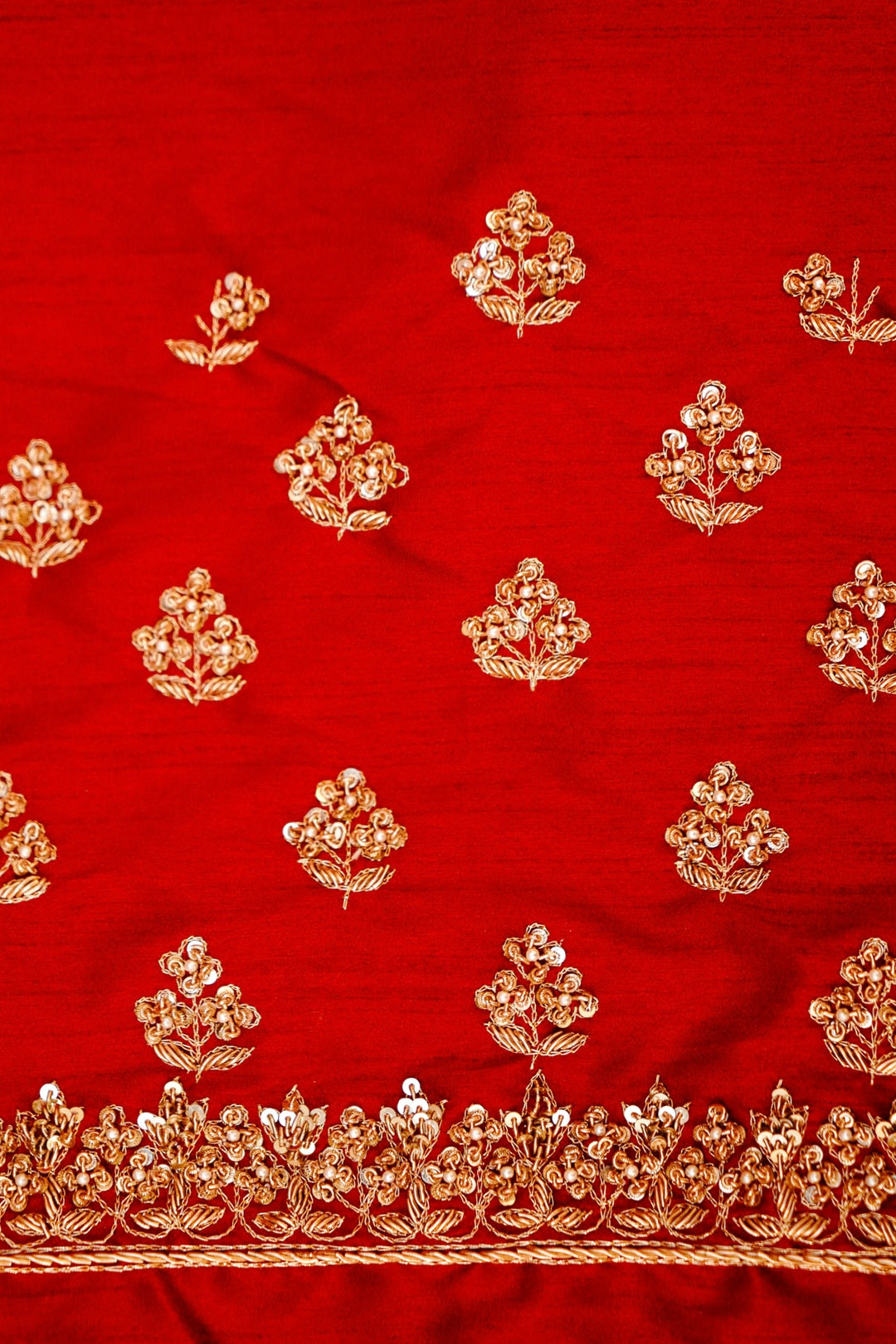 Luxurious Rose Gold Pure Silk Tissue Saree with Zardozi Embroidery