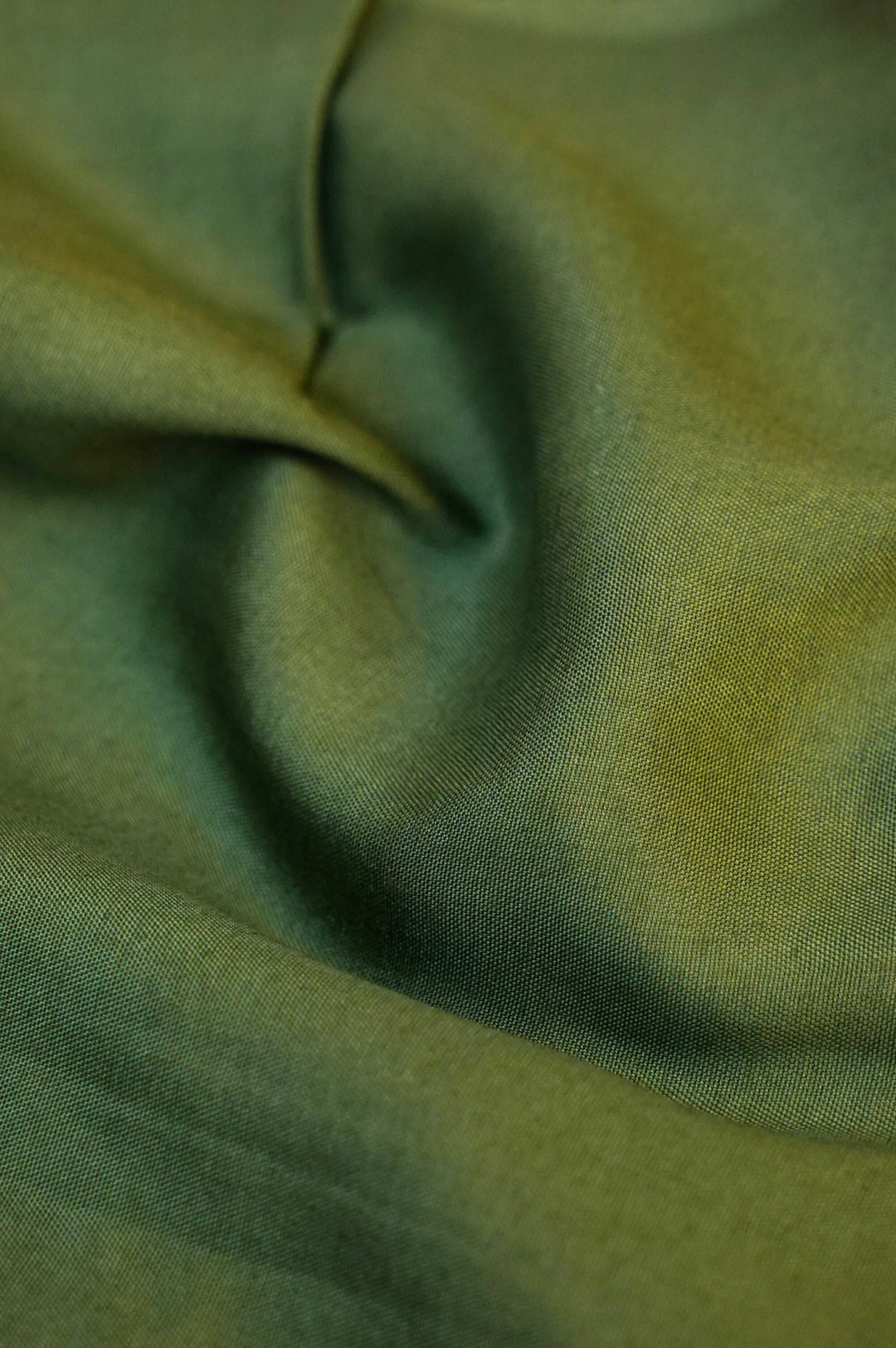 Dark Green Crepe Tissue Silk Suit Set with Pitta Zari and Embroidery Work