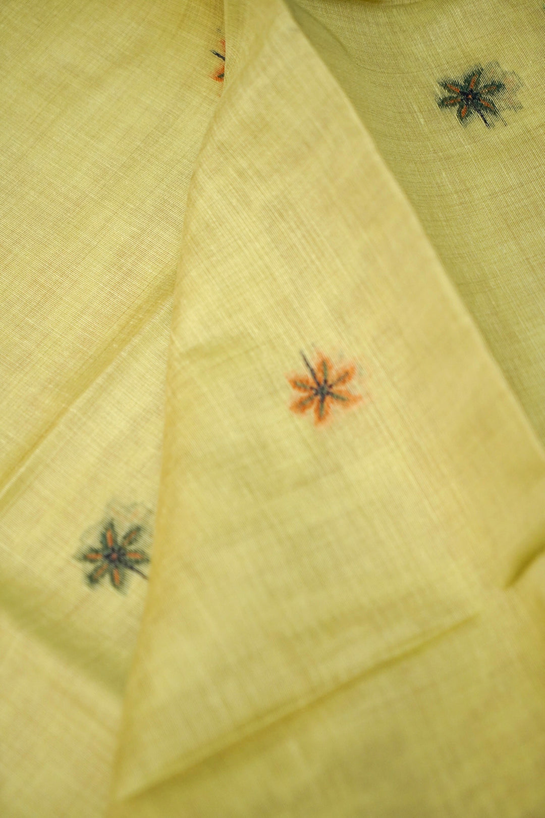 Elegant Pastel Green Meenakari Floral Cotton Silk Suit Set