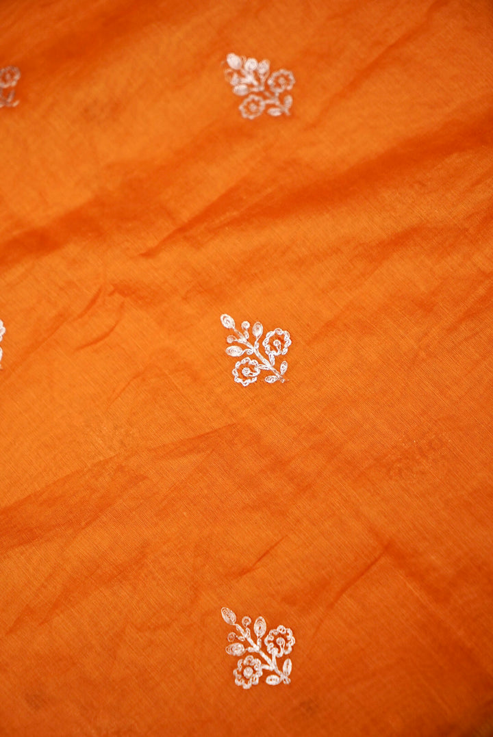 Mustard Pure Mul Silk Suit with Zardozi Embroidery and Pitta Zari Dupatta