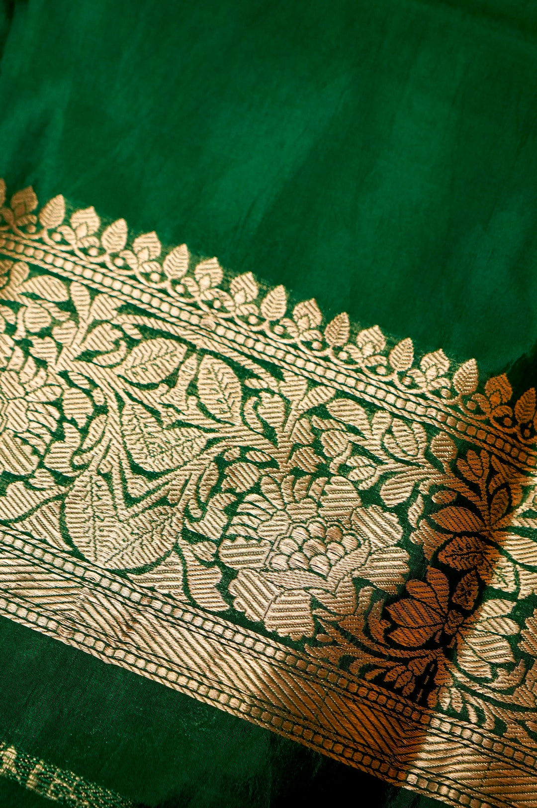 Elegant Green Katan Silk Cord Set for Festive and Traditional Occasions View 6